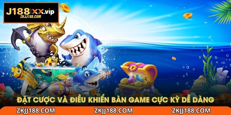 Đặt cược và điều khiển bàn game cực kỳ dễ dàng