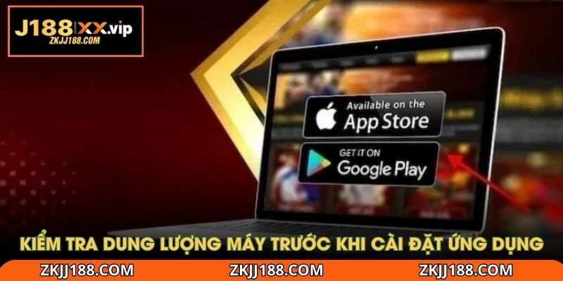 Kiểm tra dung lượng máy trước khi cài đặt ứng dụng